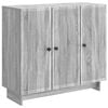 vidaXL Dressoir Grijs sonoma 89 x 34,5 x 80 cm Bewerkt hout