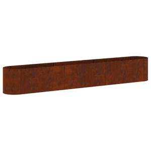vidaXL Verhoogd Tuinbed Cortenstaal 280 x 40 x 40 cm