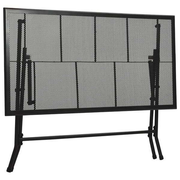 vidaXL 7-delige Tuinset staal antracietkleurig