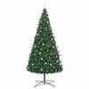 vidaXL Kerstboom met decoratieve touwlichten Groen 400 cm PVC