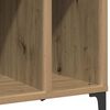 vidaXL Platenkast 100x38x48 cm bewerkt hout artisanaal eikenkleur
