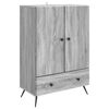 vidaXL Dressoir Grijs sonoma 66 x 34,5 x 95 cm Bewerkt hout