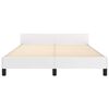 vidaXL Bedframe met hoofdeinde zonder matras 140x200 cm wit