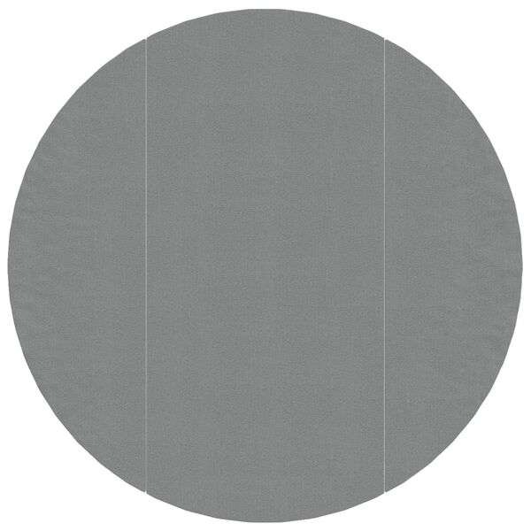 vidaXL Zwembadgrondzeil Ø306 cm polyester geotextiel lichtgrijs