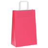 vidaXL Papieren zakken 50 st met hengsels 21x11x31 cm roze