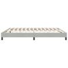 vidaXL Bedframe zonder matras 180x210 cm fluweel lichtgrijs