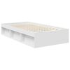 vidaXL Bedframe met hoofdeinde Wit 100 x 200 cm Massief grenenhout