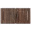 vidaXL Keukenkast met plank Bruin Eiken 80 x 31 x 40 cm Bewerkt hout