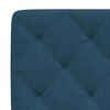 vidaXL Bedframe zonder matras fluweel blauw 80x200 cm