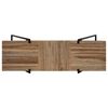 vidaXL Wandtafel 120x35x81 cm gerecycled teakhout