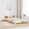 vidaXL Bedframe Bruin 75 x 190 cm Hout