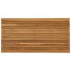 vidaXL Tafelblad 110 x 55 x 3,5 cm Rechthoekig Massief Teakhout