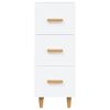 vidaXL Dressoir 34,5x34x90 cm bewerkt hout wit