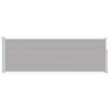 vidaXL Tuinscherm uittrekbaar 100x300 cm grijs