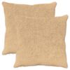 vidaXL Kussensloop 2 st HEERLEN Cr&egrave;mekleurig 80 x 80 cm
