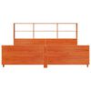 vidaXL Bedframe zonder matras massief grenenhout wasbruin 180x200 cm