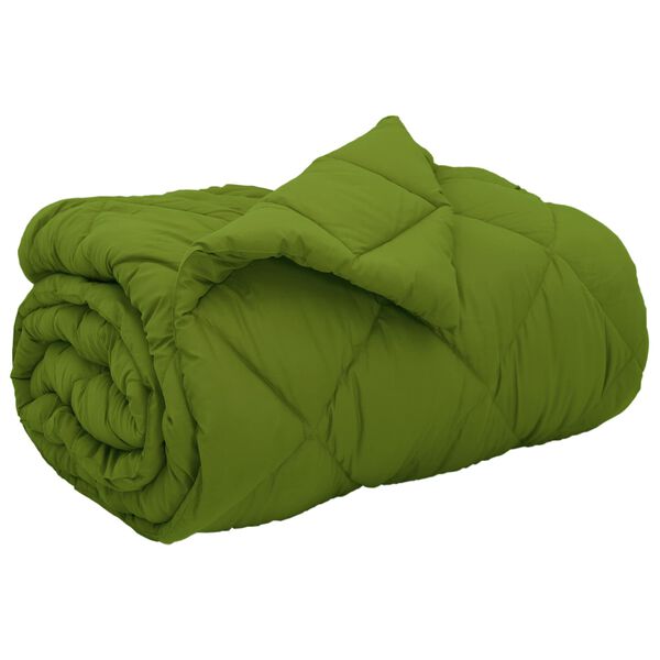 vidaXL Winter Dekbed Groen 220 x 140 cm Microfiber