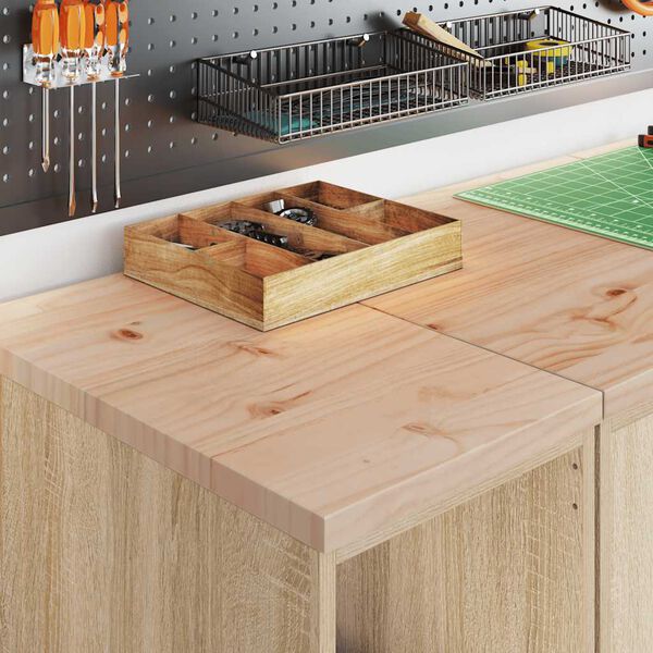 vidaXL Garagekast 30x51x85 cm massief grenenhout sonoma eikenkleurig