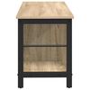 vidaXL Boekenkast Sonoma Eiken 102 x 32 x 40,5 cm Bewerkt hout
