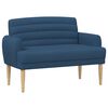 vidaXL Loungebank met knopencomfort Blauw 116 x 67 x 80 cm Stof