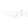 vidaXL Tuinkas met stalen frame 72 m&sup2; 24x3x2 m wit