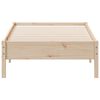 vidaXL Bedframe zonder matras massief grenenhout 75x190 cm