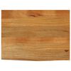 vidaXL Tafelblad met natuurlijke rand 70x60x2,5 cm massief mangohout