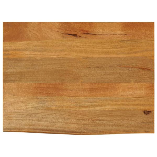 vidaXL Tafelblad met natuurlijke rand 70x60x2,5 cm massief mangohout