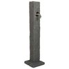 vidaXL Tuin Tanker Antraciet 26 x 26 x 98 cm PE