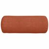 vidaXL Bolster Kussens 2 stuks Rood-oranje Ø 15 x 40 cm Cordstof