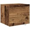 vidaXL Nachtkastje met lade 2 pcs Oudhout 50 x 39 x 41 cm Bewerkt hout