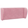 vidaXL Hoofdbord oor Roze 40 x 23 x 6 cm Fluweel