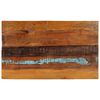 vidaXL Tafelblad rechthoekig 25-27 mm 60x100cm massief gerecycled hout