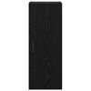 vidaXL Wandkast Zwart Eiken 34,5 x 34 x 90 cm Bewerkt hout