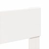 vidaXL Bedframe zonder matras massief grenenhout wit 150x200 cm