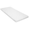vidaXL Topmatras ei-profiel 6 cm koudschuim 100x200 cm