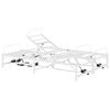 vidaXL Elektrisch Verstelbaar Bedframe Wit 120 x 190 cm Staal