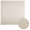 vidaXL Vloerkleed ZIZUR room binnen en buiten 240x240 cm jute look