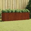 vidaXL Plantenbak verhoogd 280x80x80 cm cortenstaal