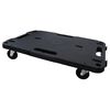 vidaXL Transporttrolley 58x38x12 cm PP zwart