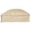 vidaXL Kussen Beige 100 x 40 x 8 cm Oxford Stof