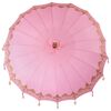 vidaXL Balinese parasol met basis Roze 215 x 215 x 260 cm