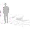 vidaXL 2-delige Loungeset pallet geïmpregneerd grenenhout