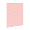 vidaXL Pliss&eacute; rolgordijn 105x150cm stofbreedte 104,4cm polyester roze