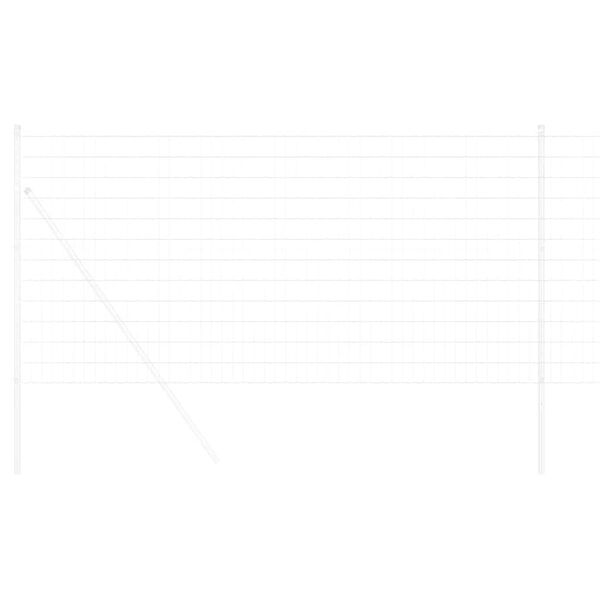 vidaXL Euro Hek 1 x 10 m PVC-gecoat ijzer