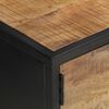 vidaXL Tv-meubel met bewerkte deur 130x30x40 cm ruw mangohout