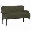 vidaXL Loungebank met knopencomfort Legergroen 120 x 65 x 78 cm