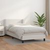 vidaXL Boxspring met matras kunstleer wit 90x190 cm