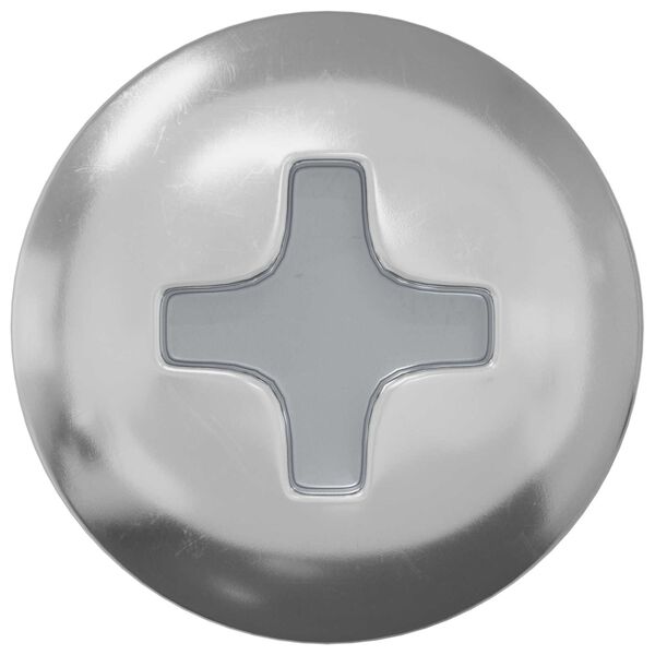 vidaXL Houten Schroef 2 pcs Zilver M4 x 28 mm IJzer