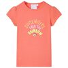 Kindershirt 140 koraalkleurig